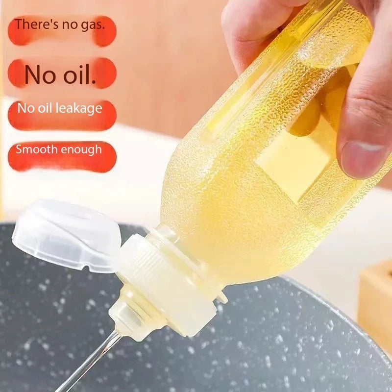 300ml 500ml Oil Bottle Heat Resistant Kitchen Squeeze Dispenser