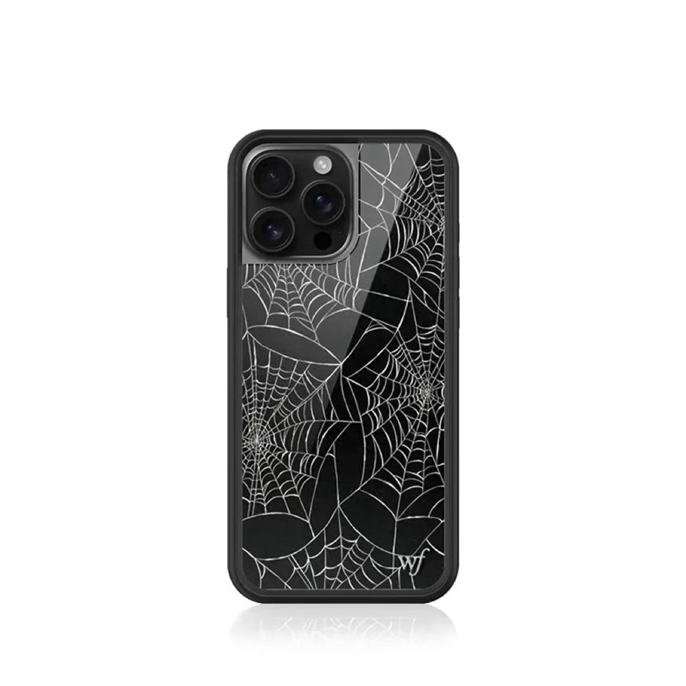 3D Wildflower Ghost Spider Case for iPhone 12 13 14 15 16 17 Pro Max