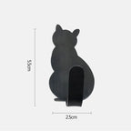 Cat Pattern Self-Adhesive Wall Hook Cute Towel & Clothes Hanger