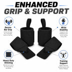 Weightlifting Wrist Wraps Gym Strap Thumb Loop Support Bandage