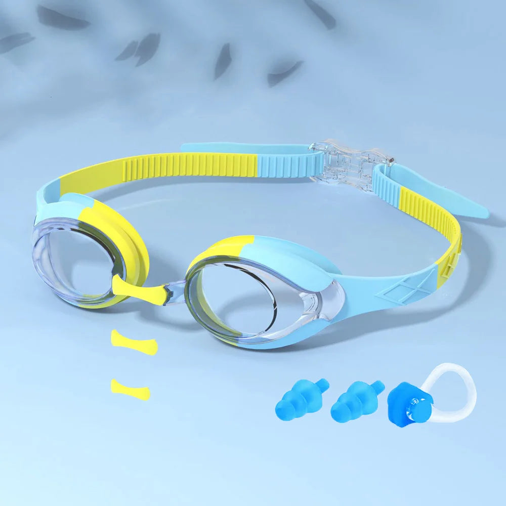 Kids Swimming Goggles Anti-Fog Waterproof Ages 3-14