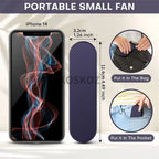 2-in-1 Mini Handheld Fan UK USB Rechargeable Foldable Fan