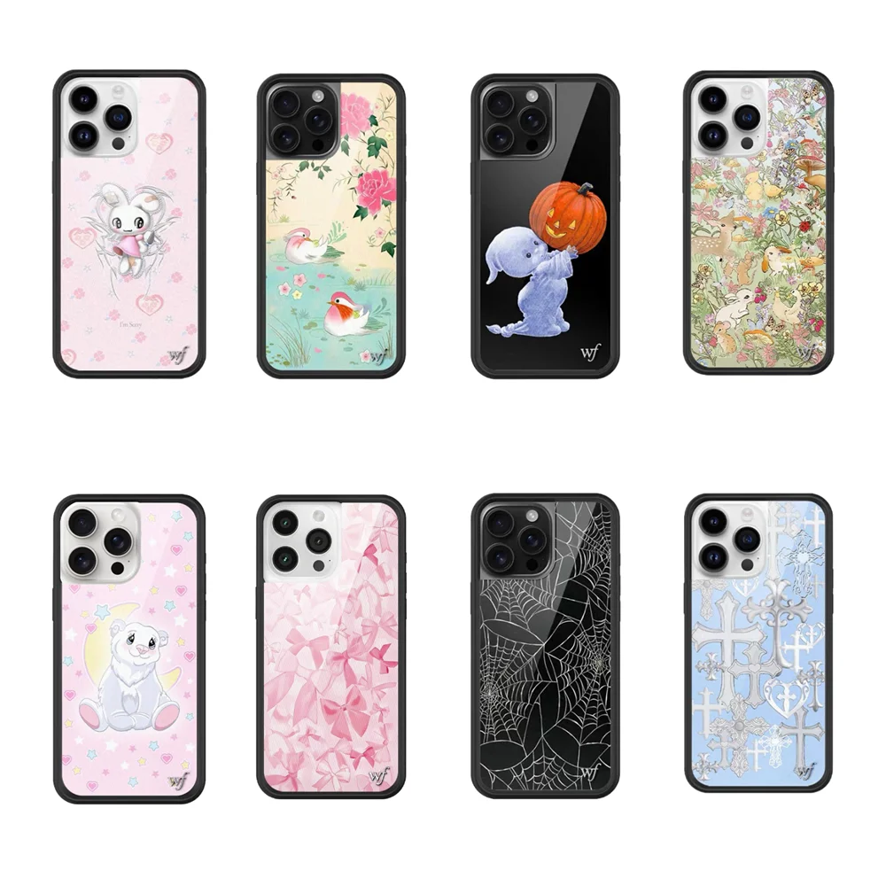3D Wildflower Ghost Spider Case for iPhone 12 13 14 15 16 17 Pro Max Main image