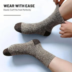 5 Pairs Merino Wool Hiking Socks Men Thick Thermal Cold Weather