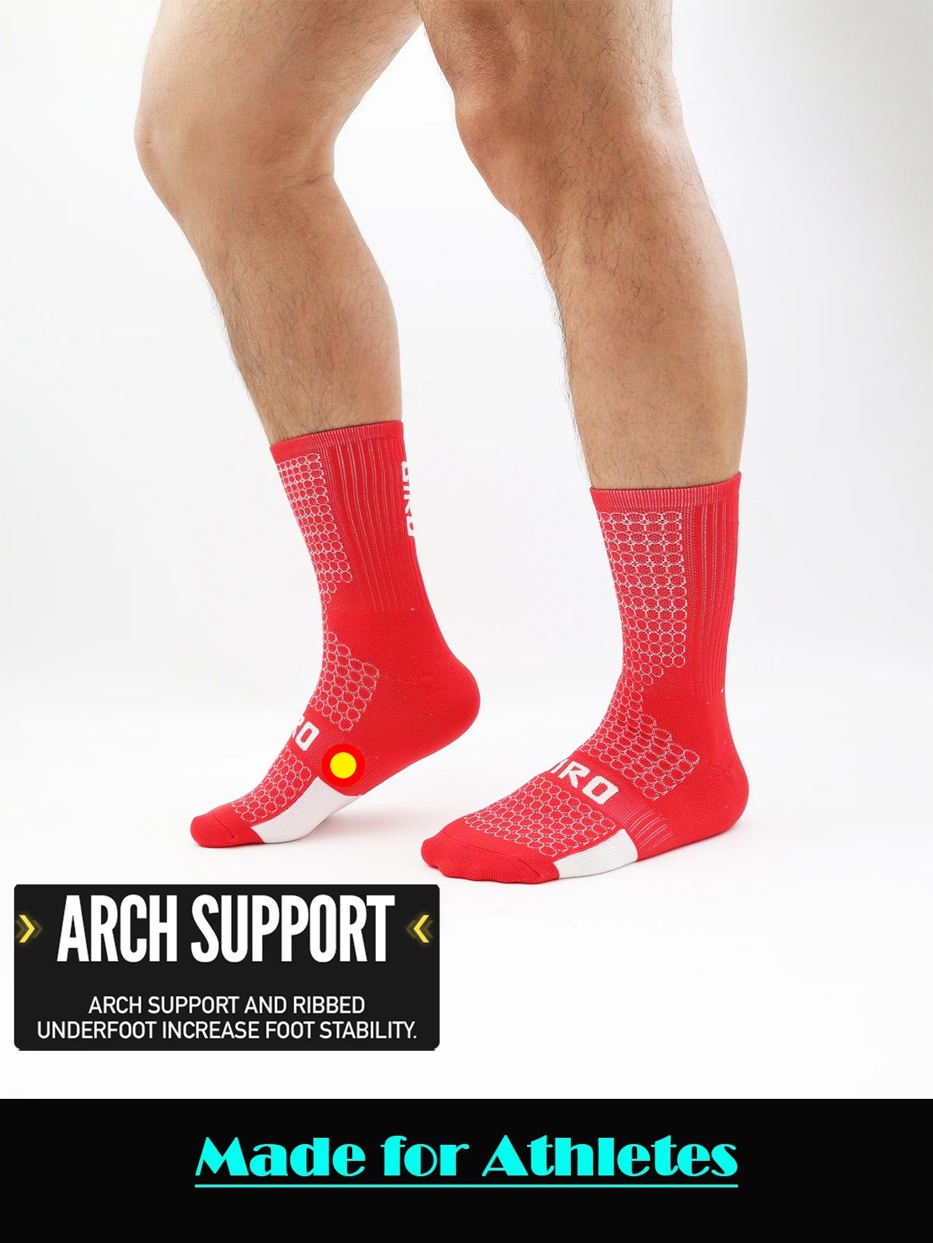 Professional Cycling Compression Socks Breathable Running Sports