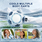 Football Mini Fan UK 3000mAh USB-C Rechargeable Desk Fan