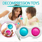Fidget Keyring | Silent Sensory Toy for Autism & Classroom Use