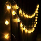 LED Bubble Ball Fairy Lights USB Outdoor String Light