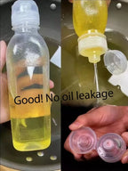 300ml 500ml Oil Bottle Heat Resistant Kitchen Squeeze Dispenser