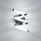 21W Creative Spiral LED Wall Sconce White Light