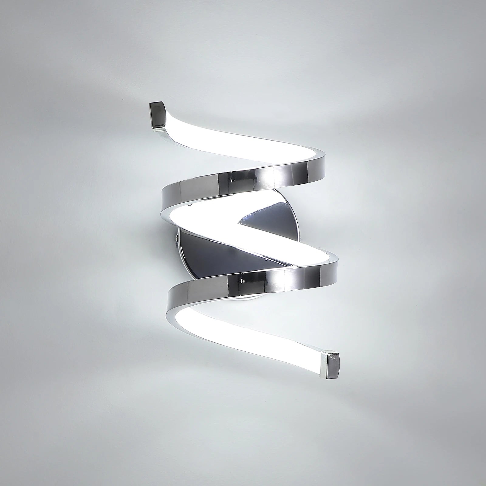 21W Creative Spiral LED Wall Sconce White Light
