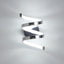 21W Creative Spiral LED Wall Sconce White Light