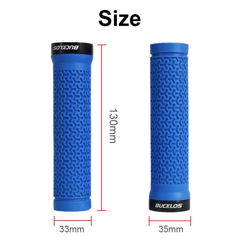 MTB Handlebar Grips Lock-On Anti-Slip Rubber Bike BMX Soft Grip