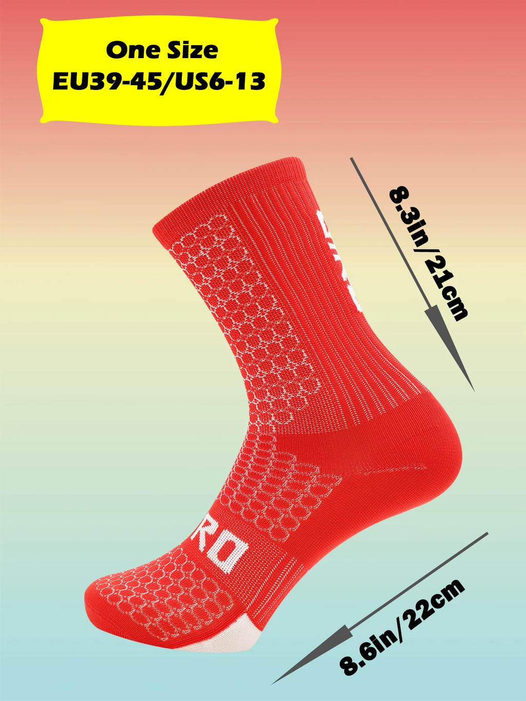 Professional Cycling Compression Socks Breathable Running Sports