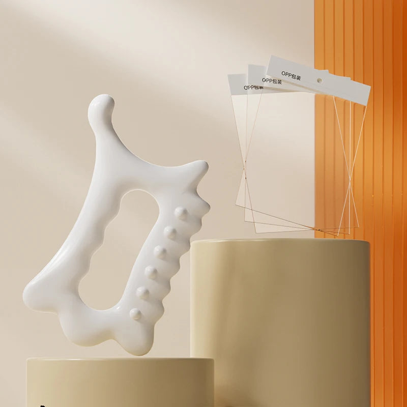 Body & Facial Acupoint Massage Stick UK Meridian Scraping Tool