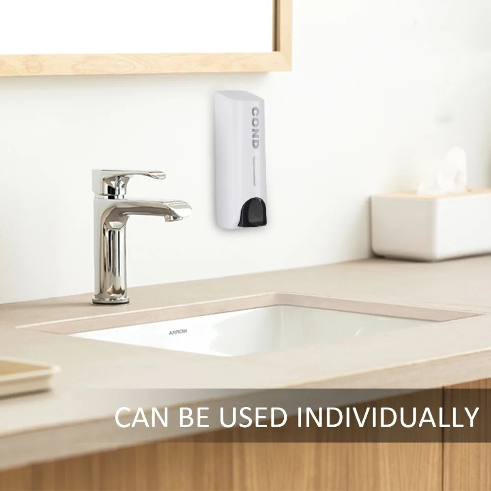 350ML Wall Mounted Soap Dispenser Shower Shampoo & Liquid Soap Container