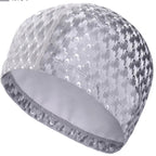 Professional PU Swimming Cap Waterproof Non-Slip Swim Hat