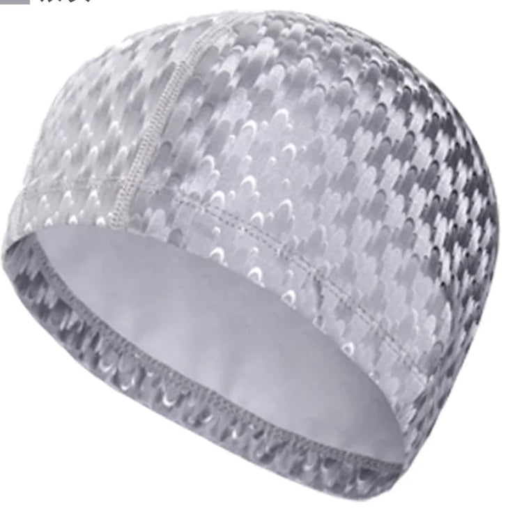 Professional PU Swimming Cap Waterproof Non-Slip Swim Hat Main image