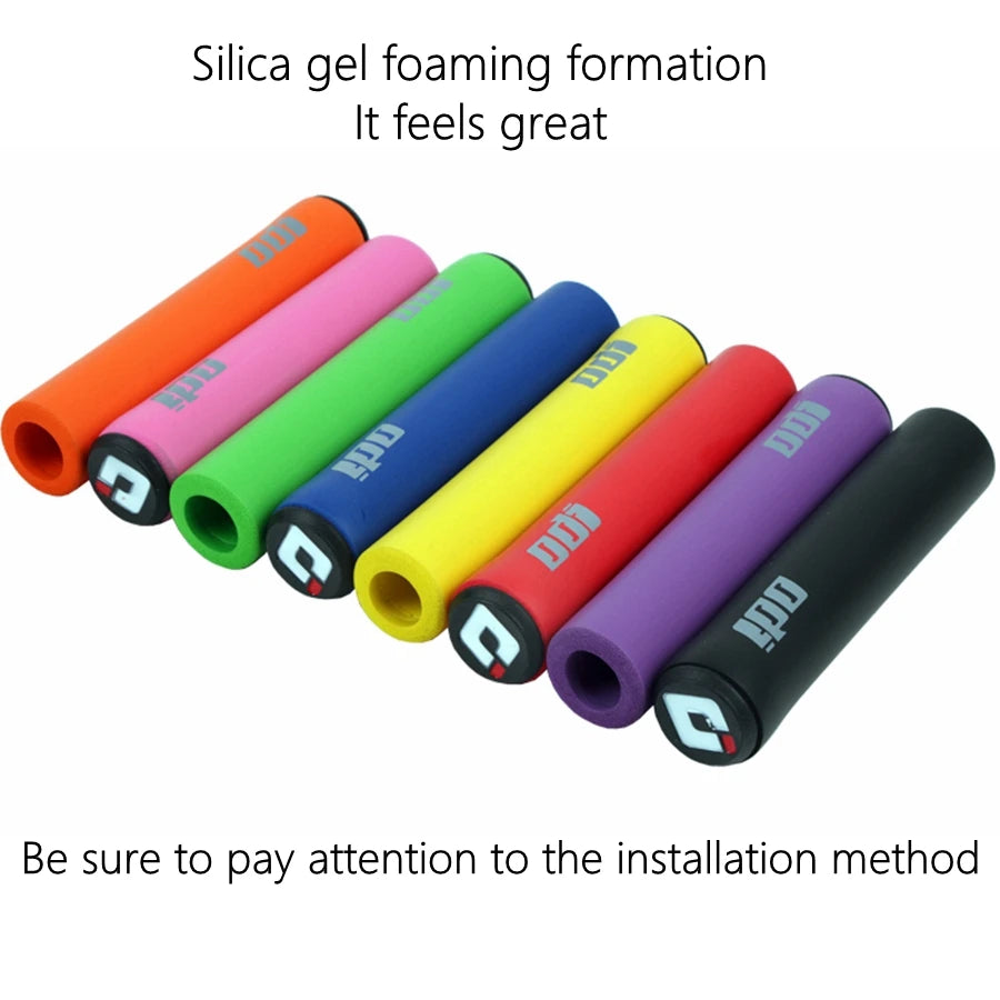 ODI MTB Handlebar Grips Ultra Light Anti Slip Silicone Foam with Plugs
