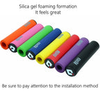ODI MTB Handlebar Grips Ultra Light Anti Slip Silicone Foam with Plugs