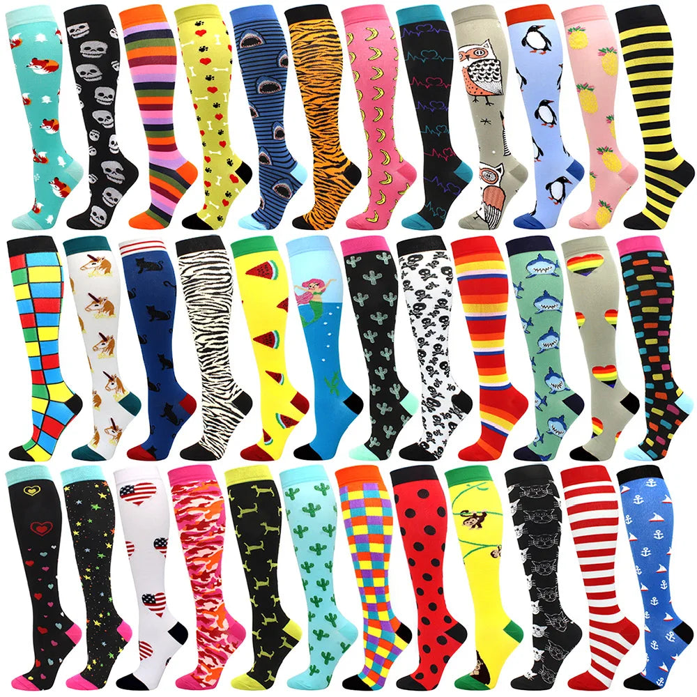Compression Socks Men Women Circulation Running Nursing Support
