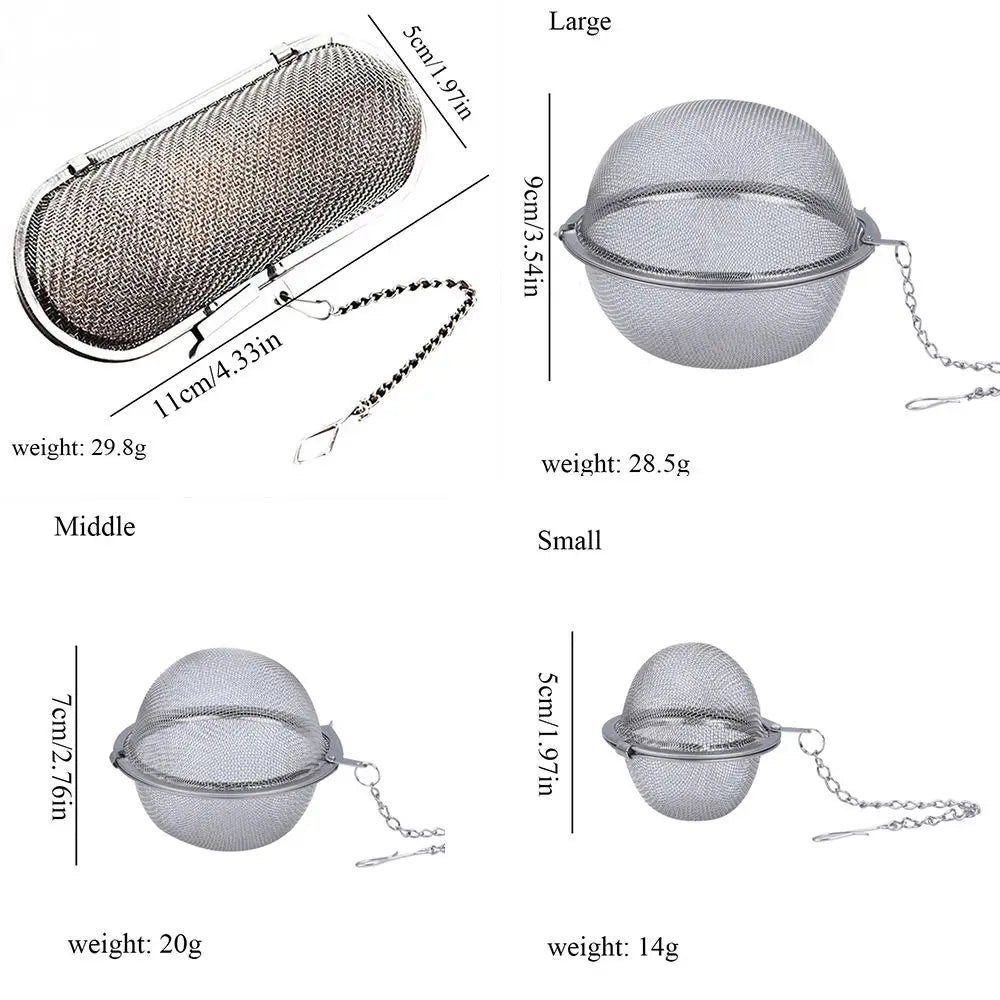 Stainless Steel Tea Infuser Spice Filter Ball