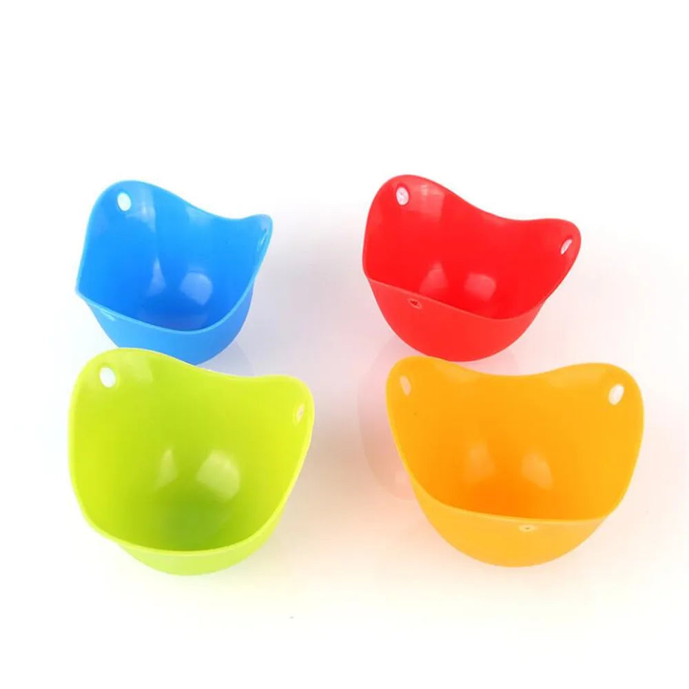 Silicone Egg Boiler & Poacher Cups – High Temperature Egg Cooker Mold Set