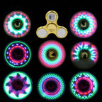 Fidget Spinner LED Light Up Toy for Kids Glow in Dark