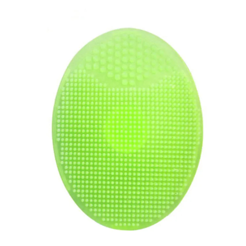 Soft Silicone Facial Cleansing Brush Baby Bath Massage Scrubber