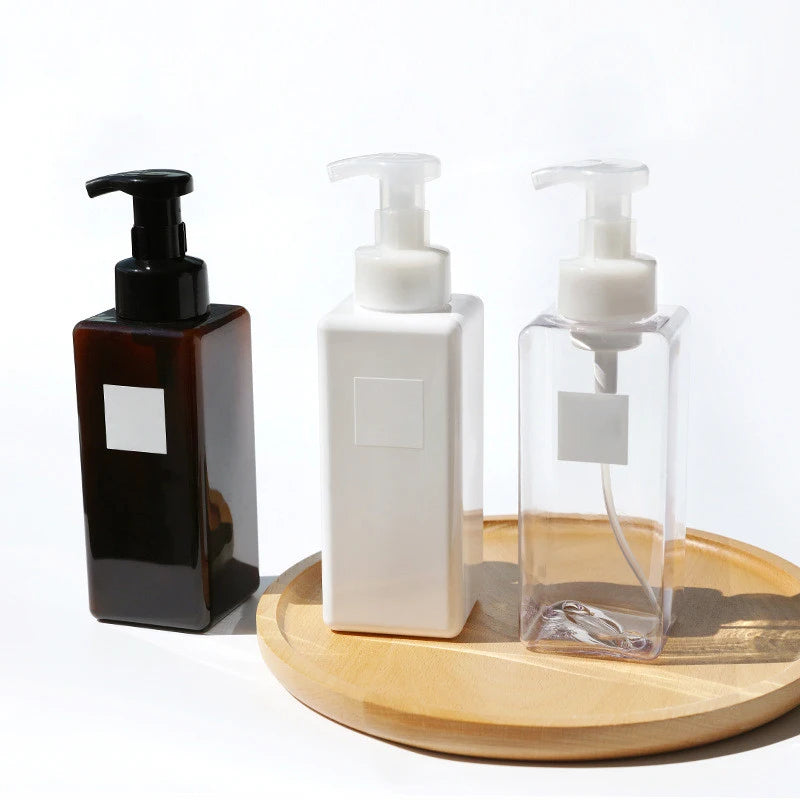 Foam Soap Dispenser Bottle Manual Pump 250/450/650ML Bathroom Liquid Dispenser