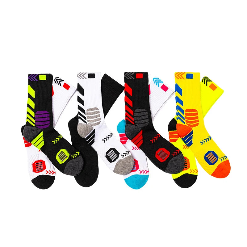 Elite Sport Compression Socks Running Cycling Basketball Socks Men