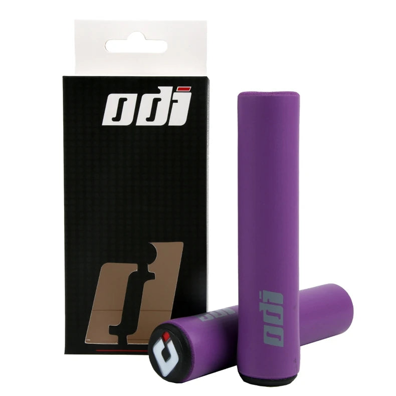ODI MTB Handlebar Grips Ultra Light Anti Slip Silicone Foam with Plugs
