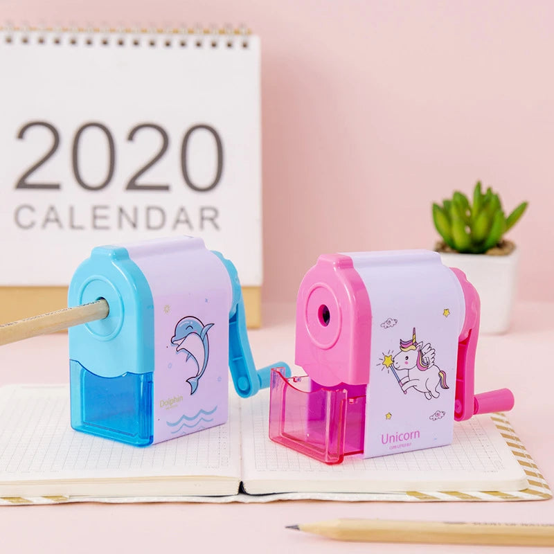 Lytwtw Cute Unicorn Dolphin Mechanical Pencil Sharpener