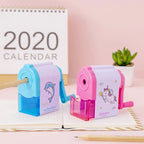 Lytwtw Cute Unicorn Dolphin Mechanical Pencil Sharpener