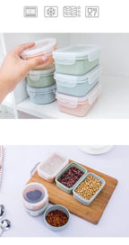 Plastic Lunch Box Bento Container Leakproof Fruit Salad Storage Box
