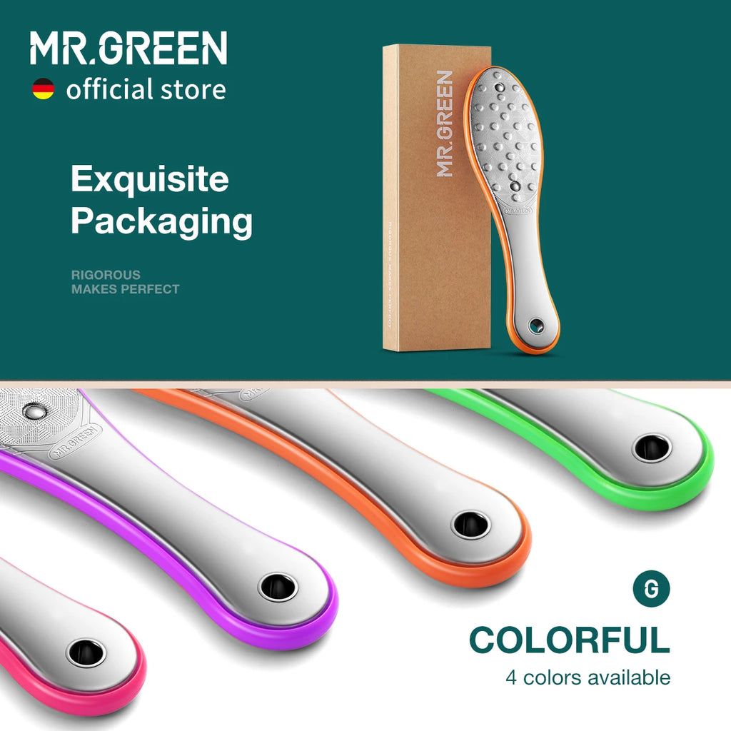 Stainless Steel Pedicure Foot File Callus Remover Tool Set