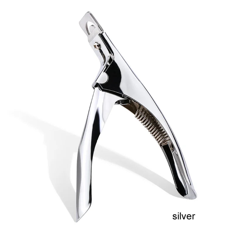Professional Fake Nail Cutter U Type Acrylic Nail Tip Trimmer Tool