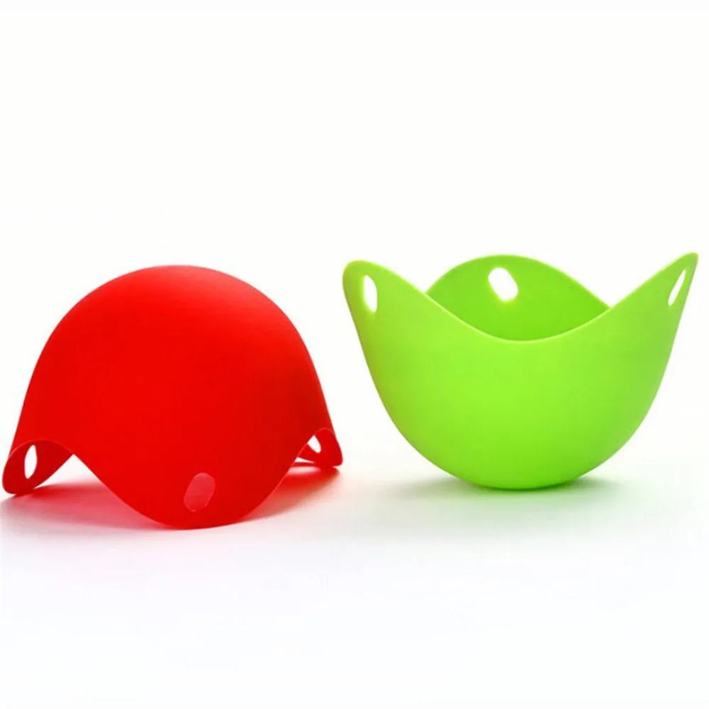 Silicone Egg Boiler & Poacher Cups – High Temperature Egg Cooker Mold Set