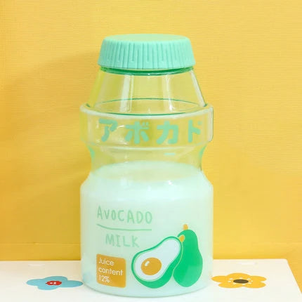 480ml Cute Fruit Water Bottle BPA Free Strawberry Drink Cup