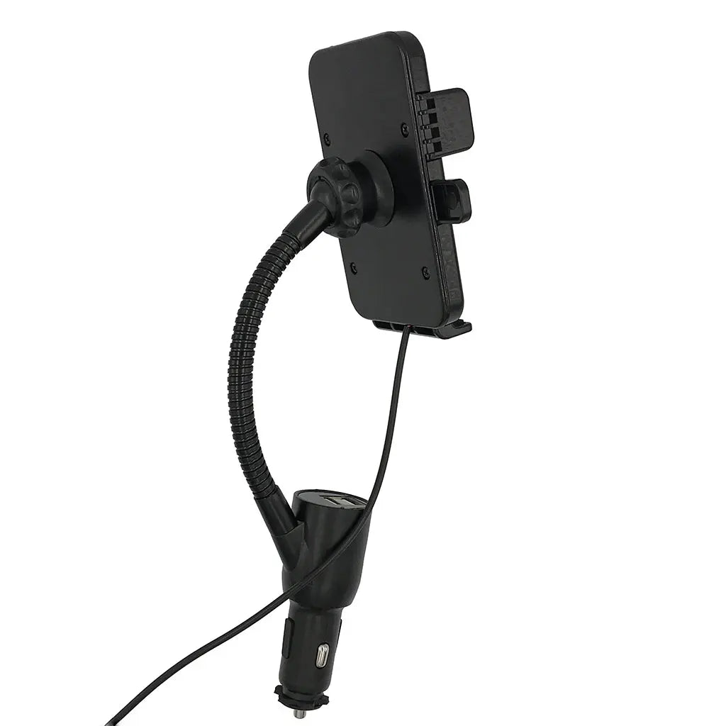 Car Phone Holder with Charger - Wireless Charging Mount