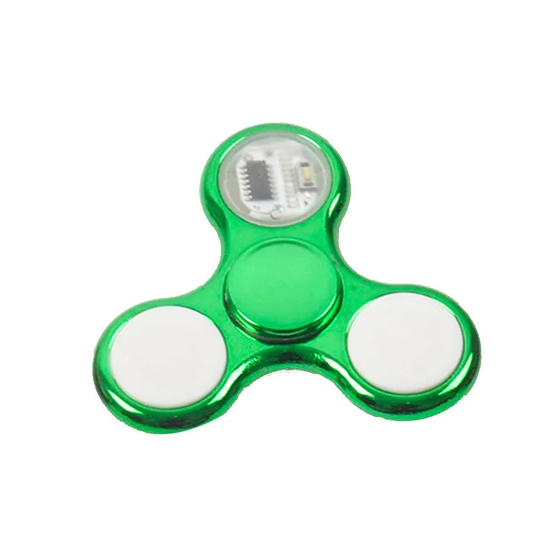 Fidget Spinner LED Light Up Toy for Kids Glow in Dark