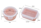 Plastic Lunch Box Bento Container Leakproof Fruit Salad Storage Box