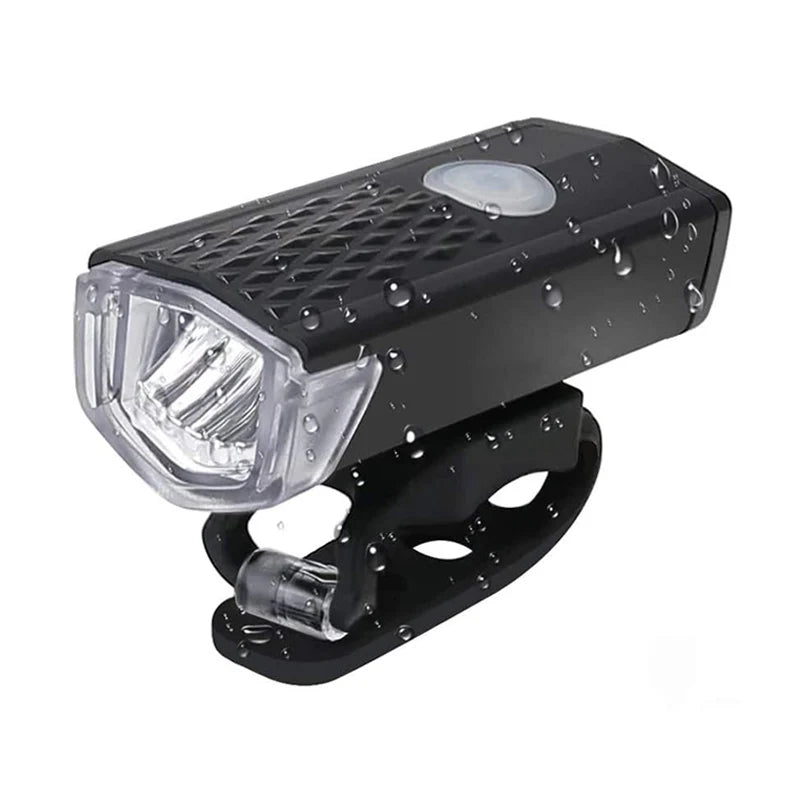 USB Rechargeable Bike Light Set with Front & Tail Light Main image
