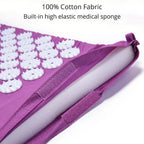 Acupressure Mat and Pillow Set Spiky Massage Mat for Back and Neck