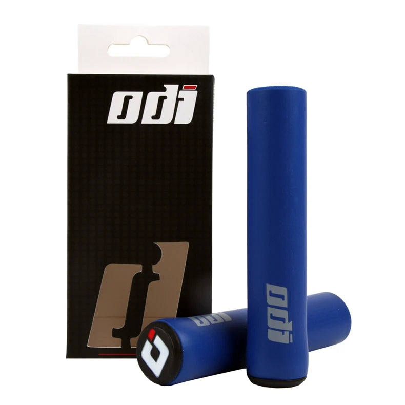 ODI MTB Handlebar Grips Ultra Light Anti Slip Silicone Foam with Plugs