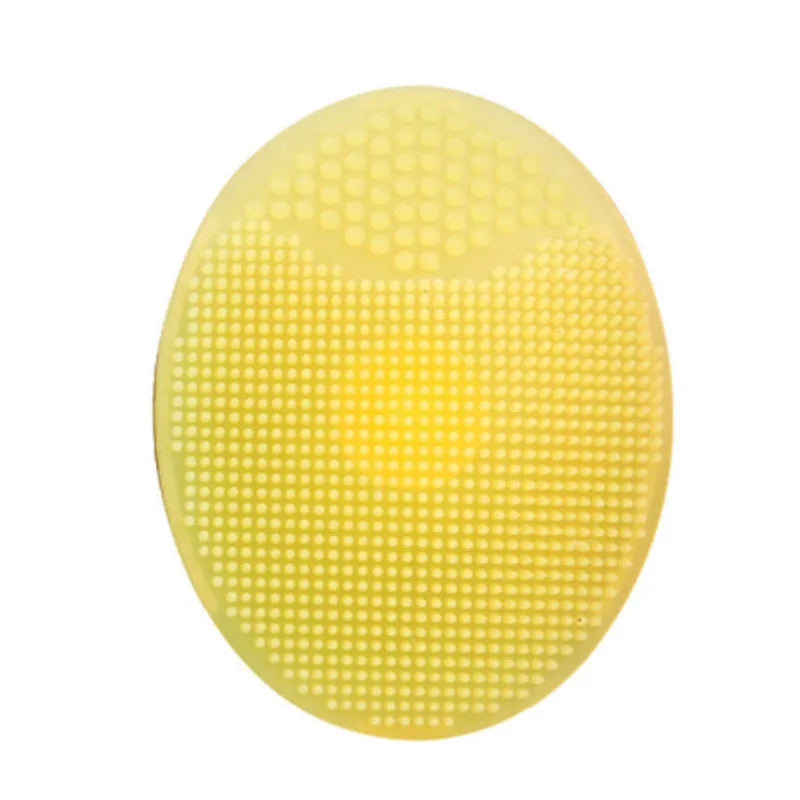 Soft Silicone Facial Cleansing Brush Baby Bath Massage Scrubber