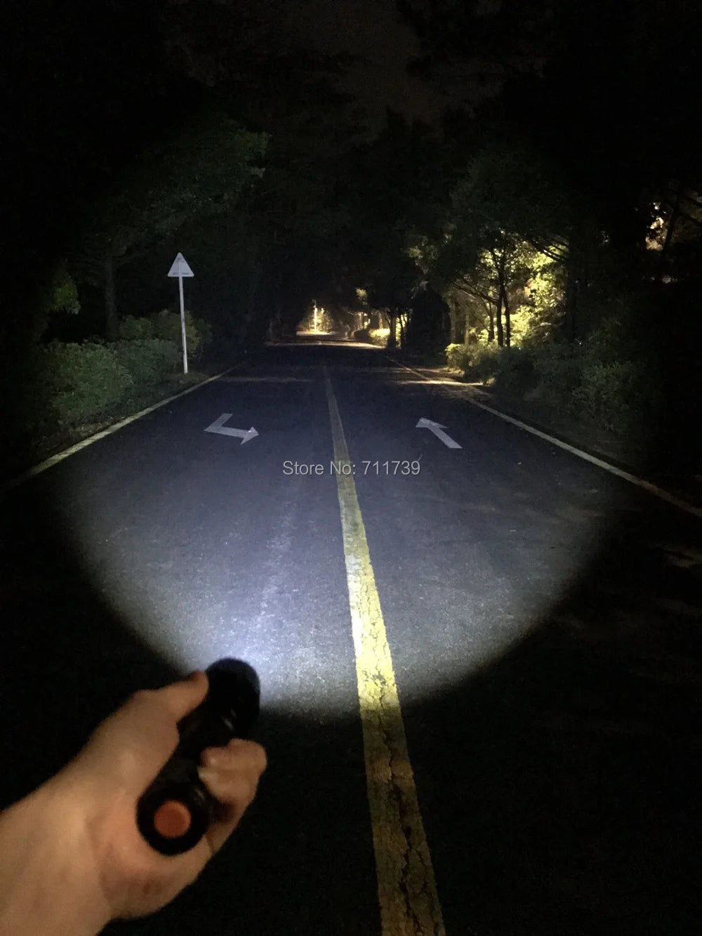 Powerful LED Rechargeable Flashlight Zoomable Torch Lamp