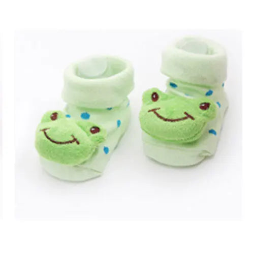Newborn Baby Anti-Slip Socks UK – Cotton Animal Cartoon Slippers