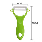 LMETJMA Ceramic Peeler KC0113 Vegetable & Fruit Kitchen Peeler