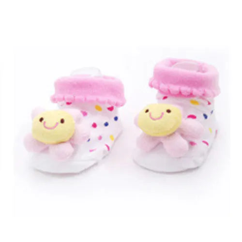 Newborn Baby Anti-Slip Socks UK – Cotton Animal Cartoon Slippers